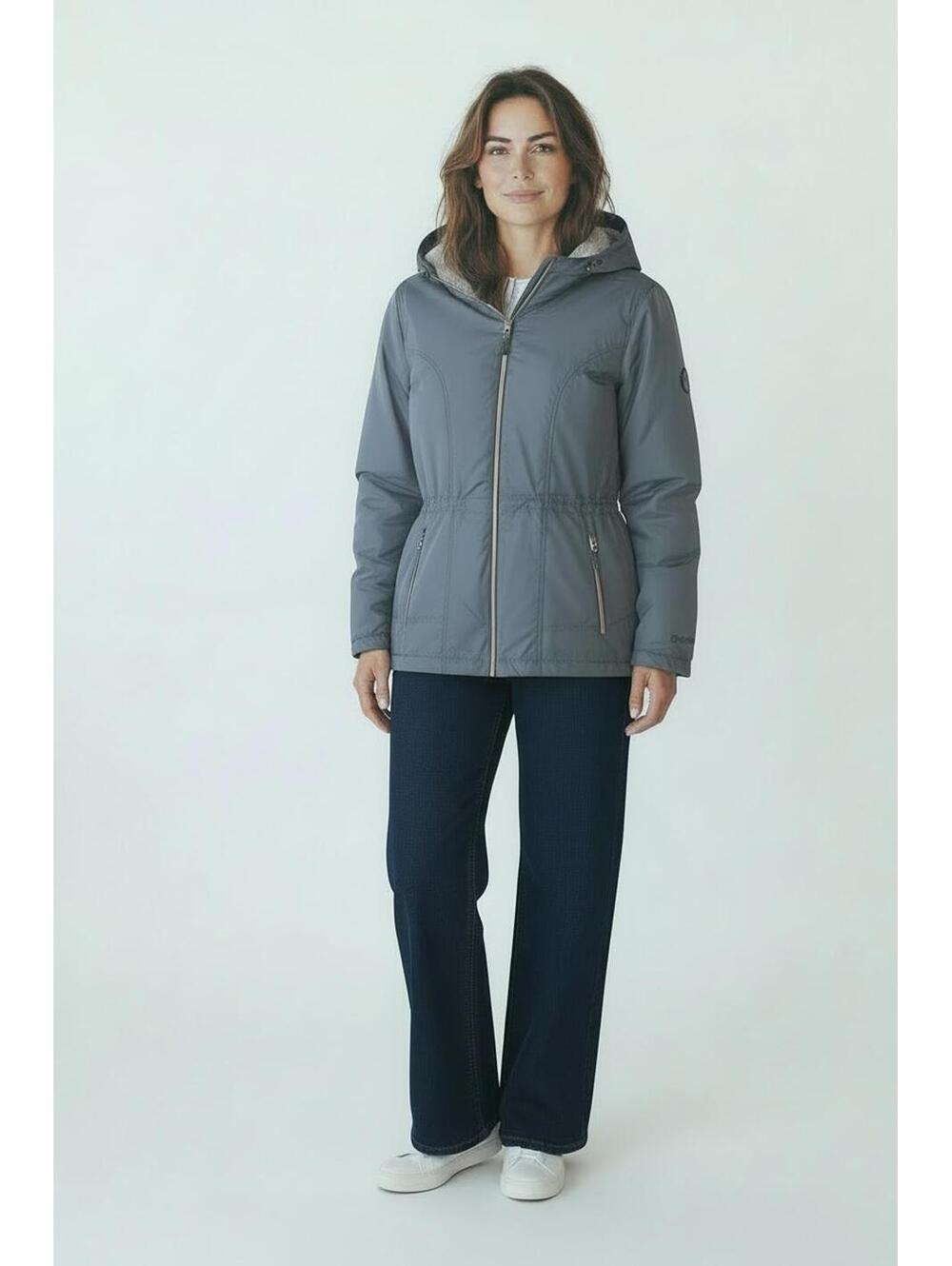 Free Country Women's Periwinkle Wind Breaker, Size Medium